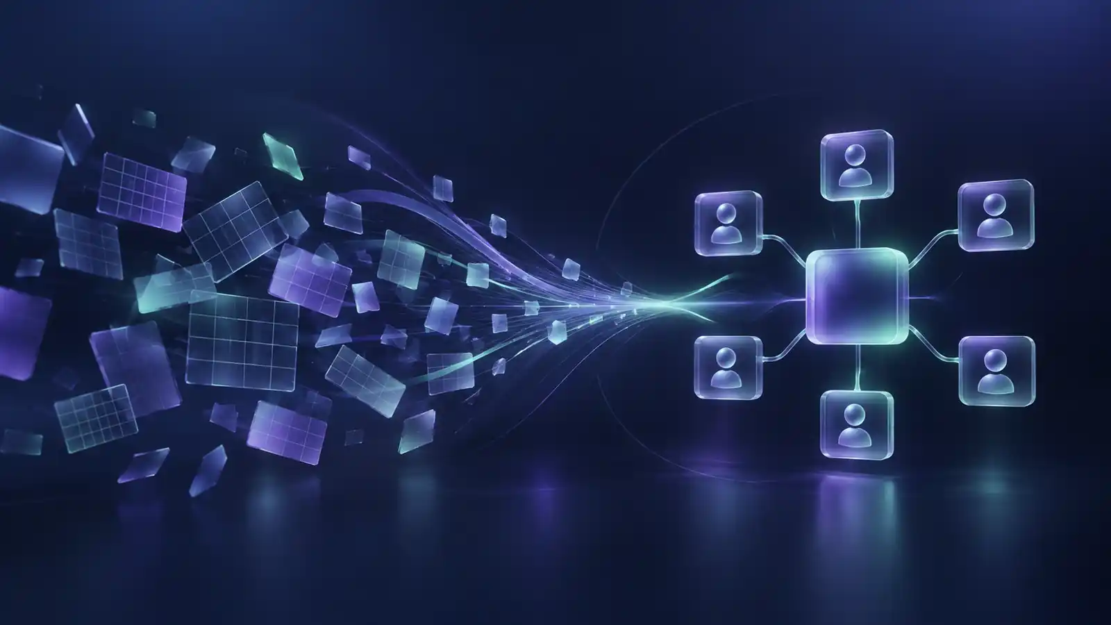 Scattered spreadsheet data becoming a structured partner management network
